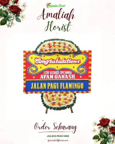 Bunga Papan Congratulation di Sapta Marga